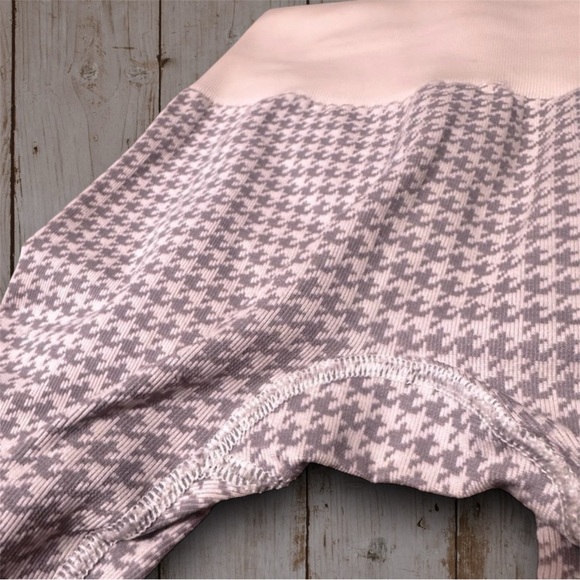 Varley Perkins Seamless Houndstooth athleisure SET xxs/xs - Picture 9 of 10